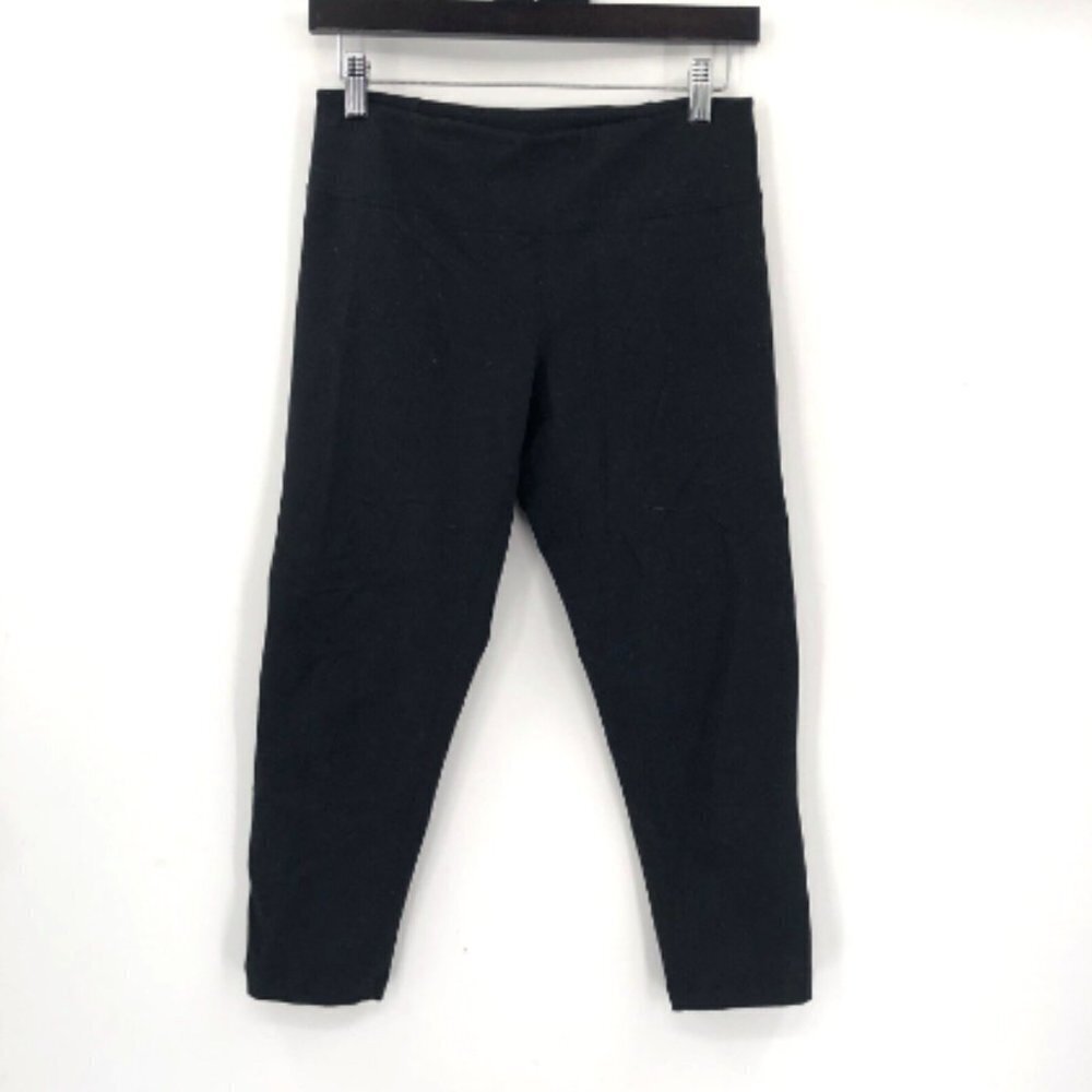 ZELLA Black Cropped Legging Active Pant Stretch Crop Pants Women S Mesh Accents